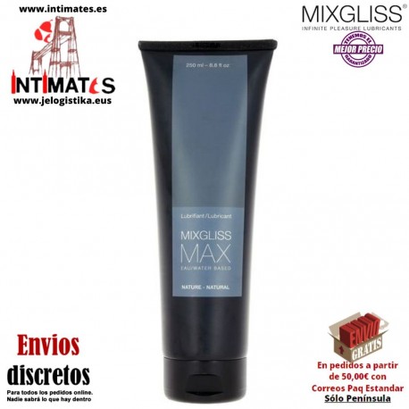 Max · Lubricante dilatador anal 250ml · Mixgliss