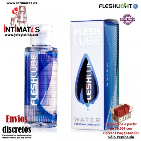 Fleshlube 100 ml · Lubricante a base de agua · Fleshlight
