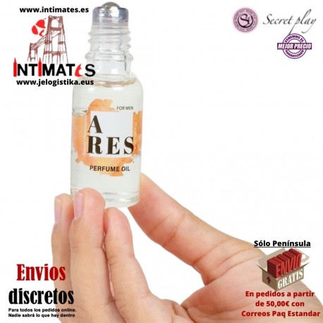 Ares ♂ · Perfume en aceite sensual con feromonas 20ml · Secret Play