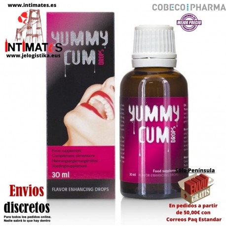Yummy Cum  30ml · Mas semen, mas sabor · Cobeco