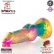 Iris · Dildo con testículos arcoiris de placer · Epic