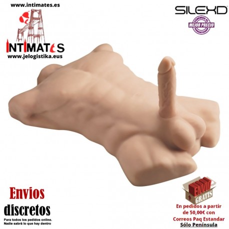 Apollo L · Torso + Dildo de Silicona Líquida · Silexd