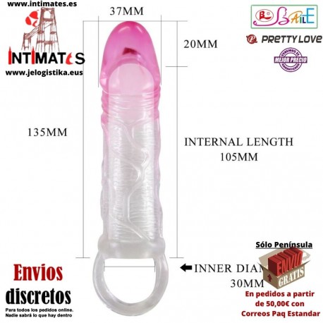 Odes ·  Funda realística alargadora 20mm · Pretty Love