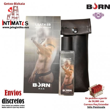 Leather`s Men 20ml · Perfume másculino · Burn