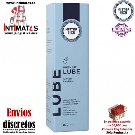 Lubricante Premium a base de agua 100ml · Mister Size