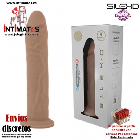 Model 9 · Dual Density Memory Silicone Dildo 228mm · SilexD