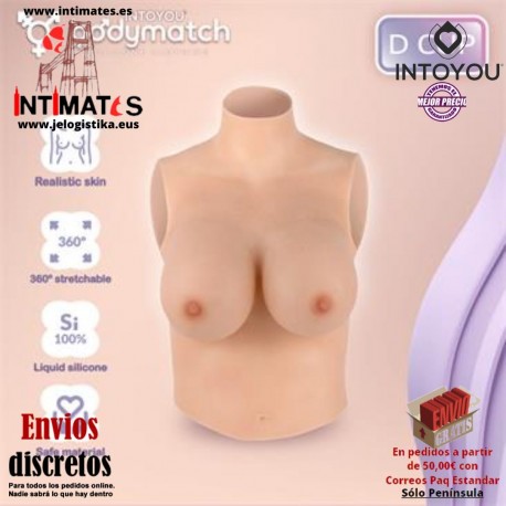 Booskin · Top con copa D para llevar puesto en el pecho · Bodymatch