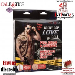 Cocky Cop · Muñeco inflabe  con polla dura como una roca · CalExotics