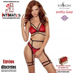 Porigelia · Conjunto de sujetador, bragas y liguero ·  Passion