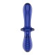 DILDO DE CRISTAL DOUBLE CRYSTAL AZUL SATISFYER