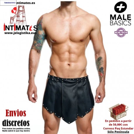 Dngeon · Falda guerrera de cuero · Malebasics