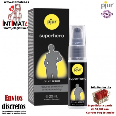 Superhero · Sérum retardante concentrado · Pjur