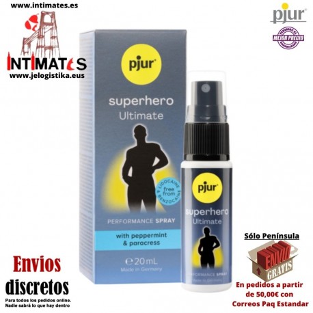 Superhero Strong · Spray retardante para hombres · Pjur