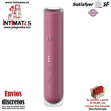First Kiss · Ondas de presión y estimulación del clítoris sin contacto · Satisfyer