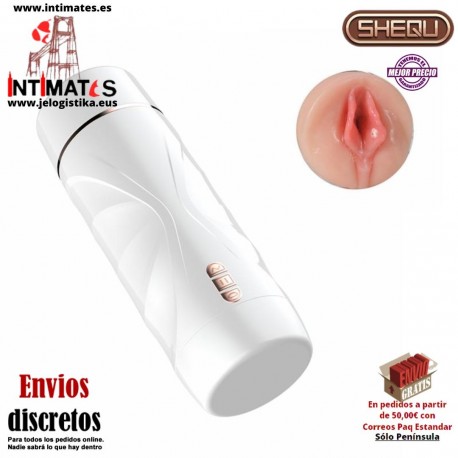 Riley · Masturbador masculino vibración y succión · Shequ