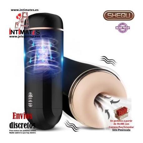 Snow · Masturbador masculino vibración y succión · Shequ