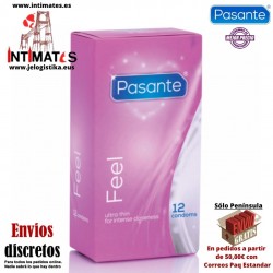 Sensitive Feel · Preservativos ultrafinos 12u · Pasante