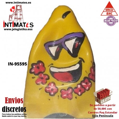 Friki Tixi XL · Condón pintado a mano · Erco