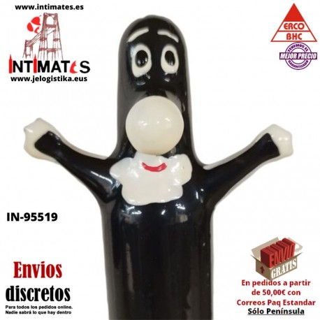 Títere Feliz XL · Condón pintado a mano · Erco