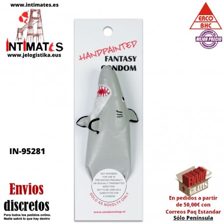 Tiburón XL · Condón pintado a mano · Erco