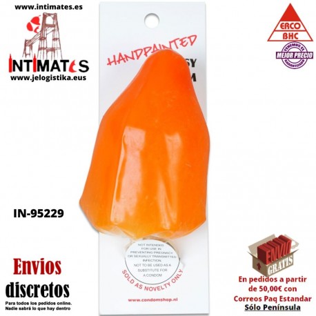 XXXL · Condón pintado a mano · Erco