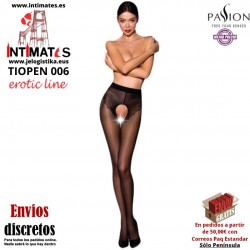 TIOPEN 006 · Medias tipo panty con abertura · Passion