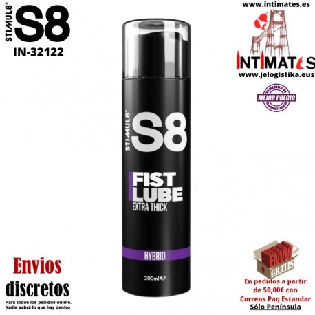 Fist Lube 200ml · Lubricante híbrido extragrueso para juegos intensos · Stimul8