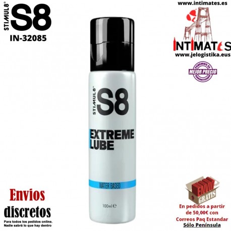 Extreme Lube 100ml · Lubricante para penetración sin dolor · Stimul8