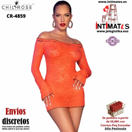 CR4859 · Minivestido naranja · Chilirose
