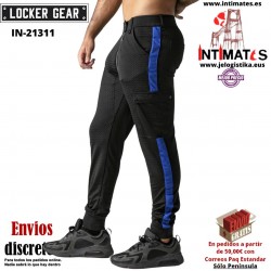 Look at Jogger · Jogger de rejilla deportiva transpirable · Locker Gear azul