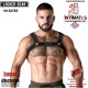 Look at harness · Arnés de malla elástica reforzada · Locker Gear Caqui