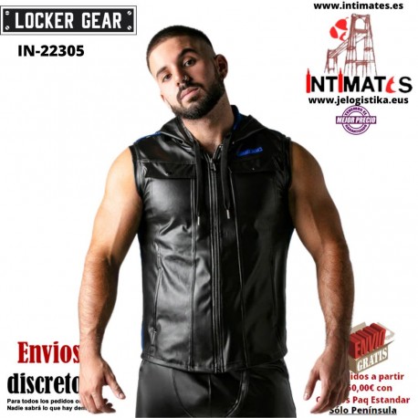 Masive Rude Hoddy · Sudadera sin mangas con capucha · Locker Gear Azul