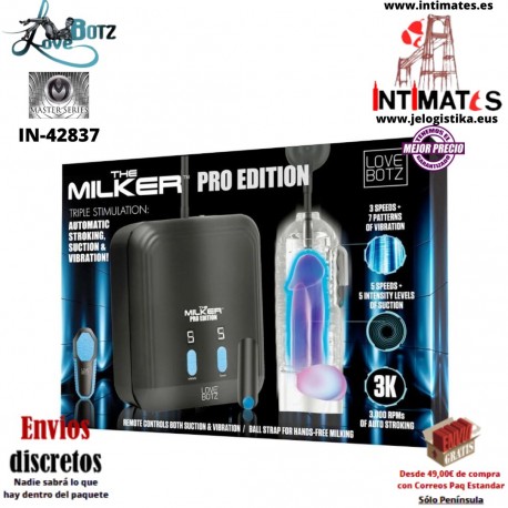 The Milker Pro Edition · Máquina sexual  con control remoto · LoveBotz