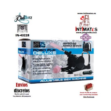 Robo Fux de Luxe · Máquina sexual ajustable · LoveBotz