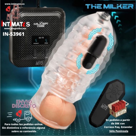 The Milker Stamina · Tu entrenador masturbador con succión y vibración · LoveBotz