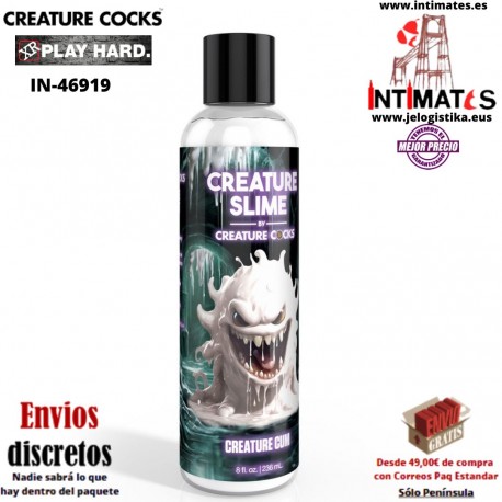 Creature Slime · Lubricante cremoso similar al semen · Master Series