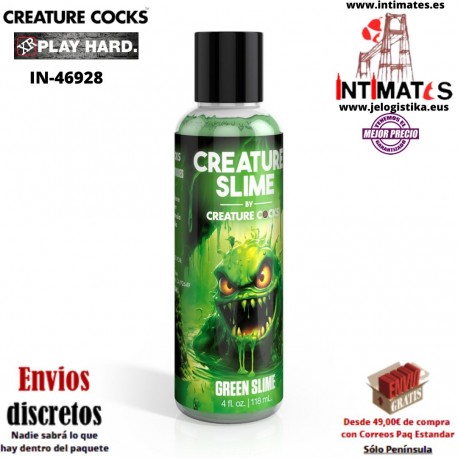 Creature Slime Green · Lubricante resbaladizo verde · Creature Cocks