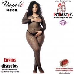 No. 1102X · Bodystocking de rejilla de manga larga · Mapalé