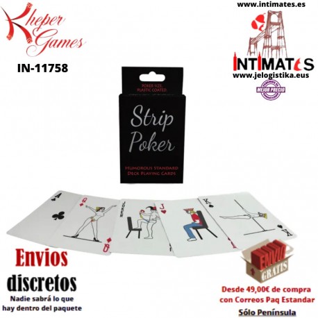 Strip Poker · Baraja de cartas · Kheper Games
