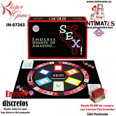 Sex! · Juego de mesa para parejas · Kheper Games