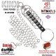 Anillos de metal para el pene conectados por correa y cadena y metal · Kink
