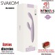 Cici+ 2 · Vibrador Slim Rabbit controlado por app · Svakom