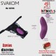 Edeny · Vibrador para colocar en la braguita controlado por app · Svakom