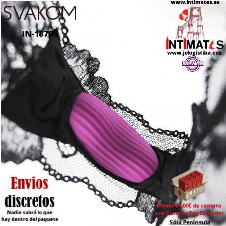 Edeny · Vibrador para colocar en la braguita controlado por app · Svakom
