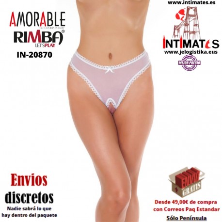 No. 1202 · Tanga abierto - Color blanco · Amorable