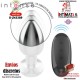 Plug anal vibrador talla M con control remoto · Intense
