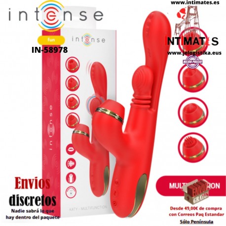 Katy · Vibrador multifunción para uso interno y externo · Intense