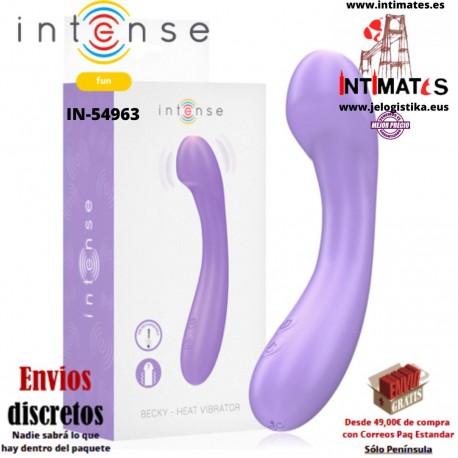 Becky · Vibrador rabbit con función de calentamiento · Intense