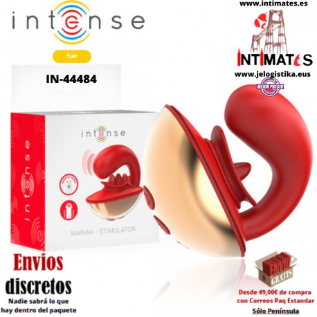 Mariah · Vibrador y estimulador en forma de U · Intense