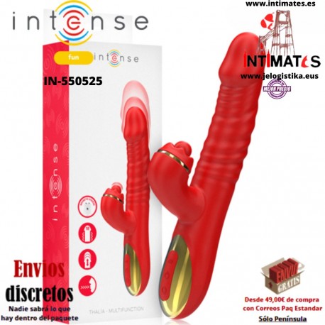 Thalia · Vibrador rabbit con multifunción · Intense